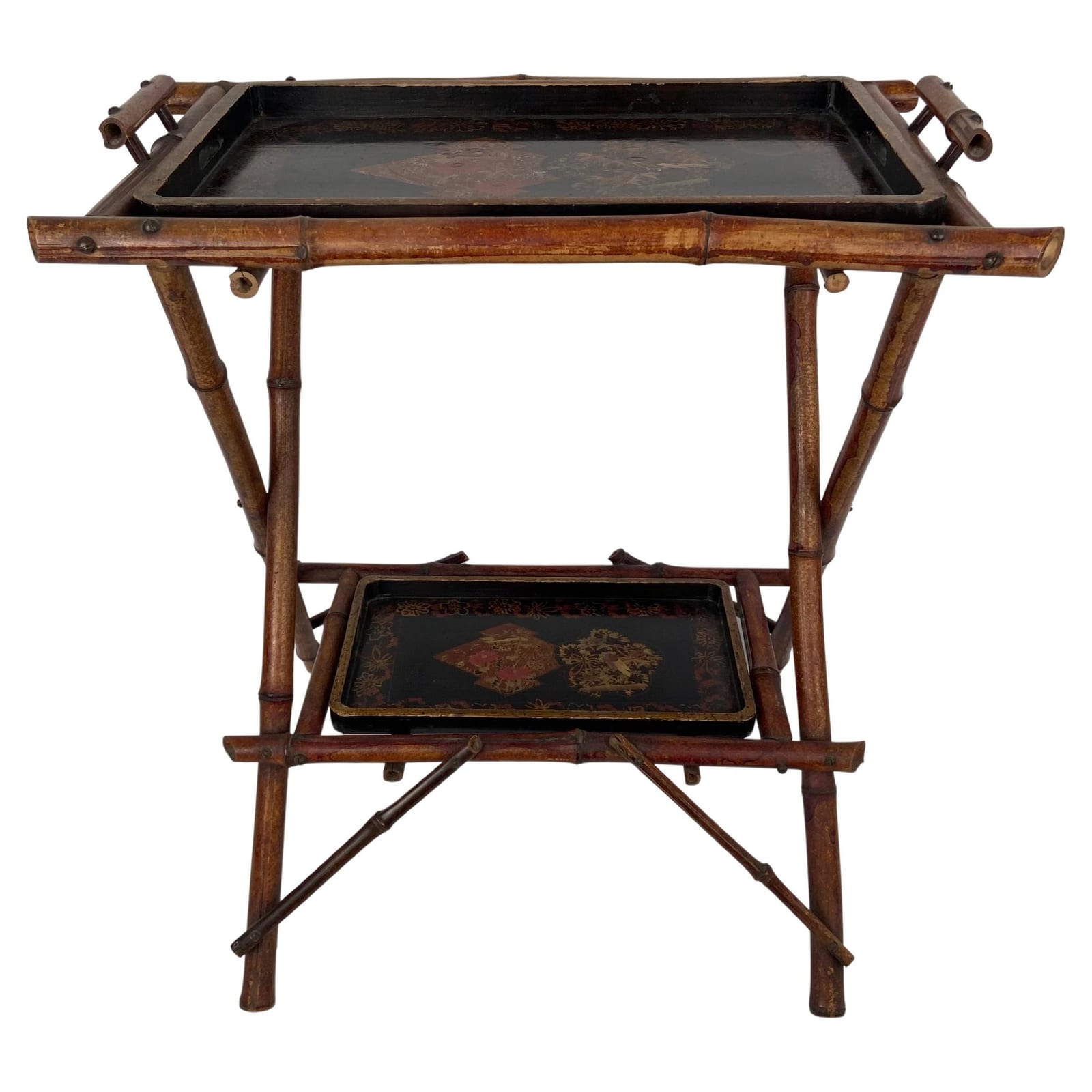 Japonisme bamboo side table