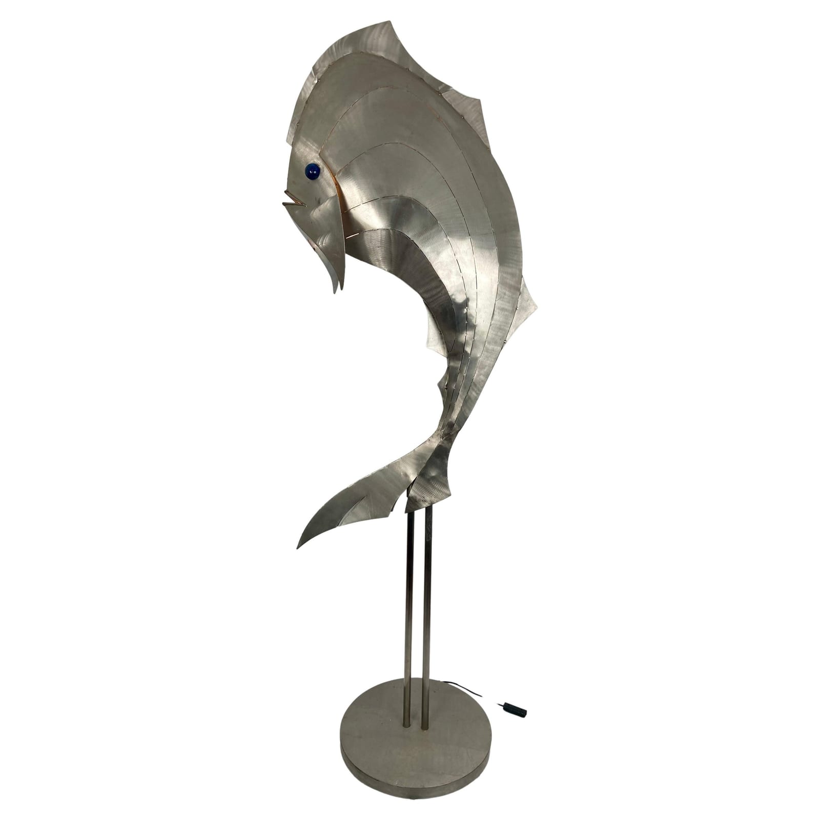 Fish in stainless steel.