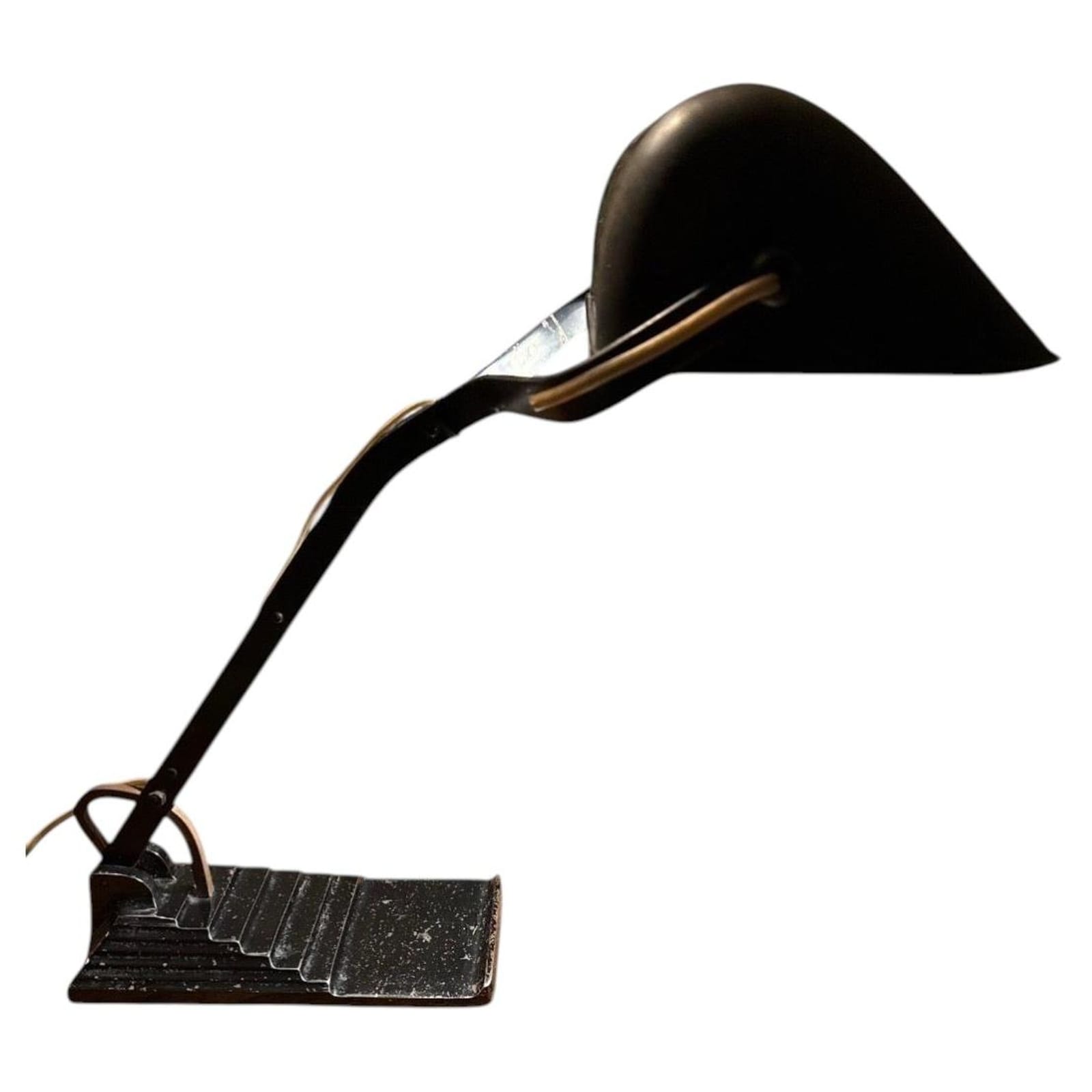 Belgian Art Deco Adjustable Desk Lamp attributed by Erpé, circa 1930s