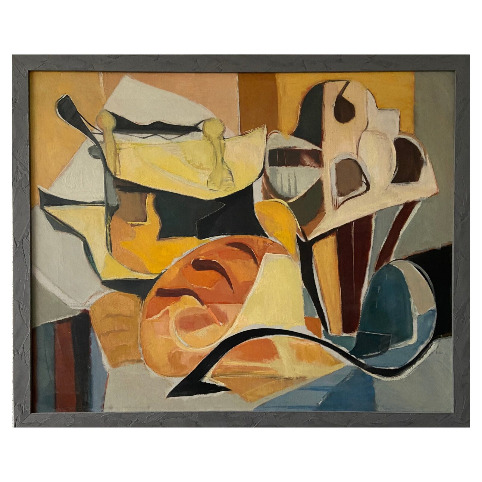 Abstract still life by Toon Kelder (1950)