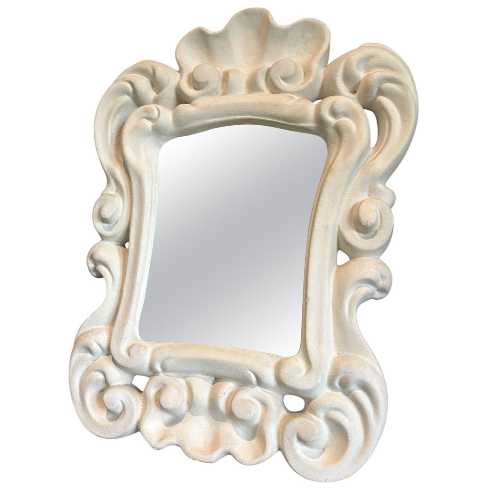 Plaster Tabletop or Wall Mirror Attributed to Serge Roche, circa 1940
