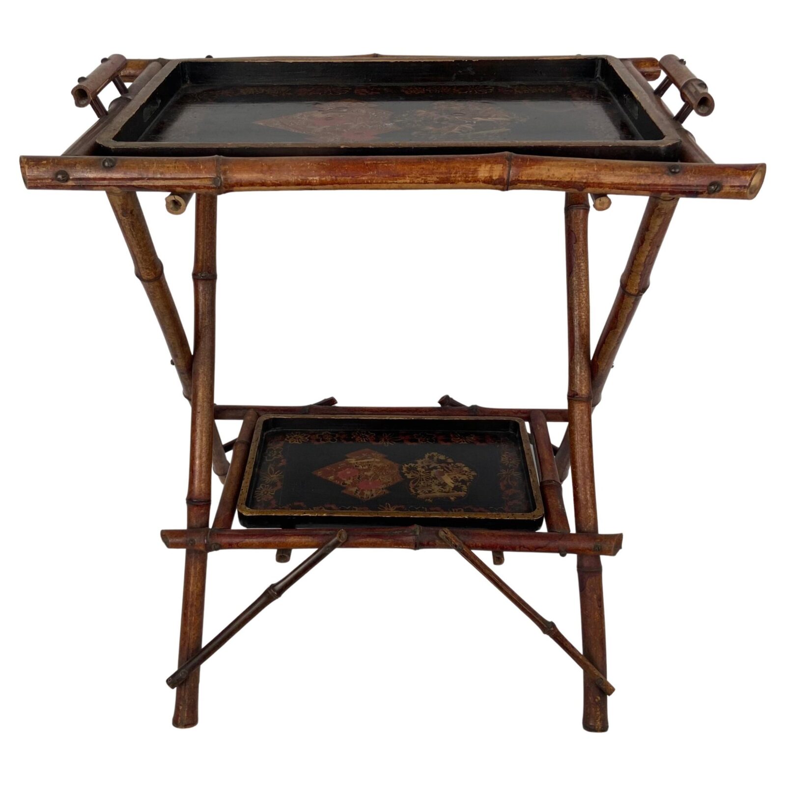 Japonisme bamboo side table