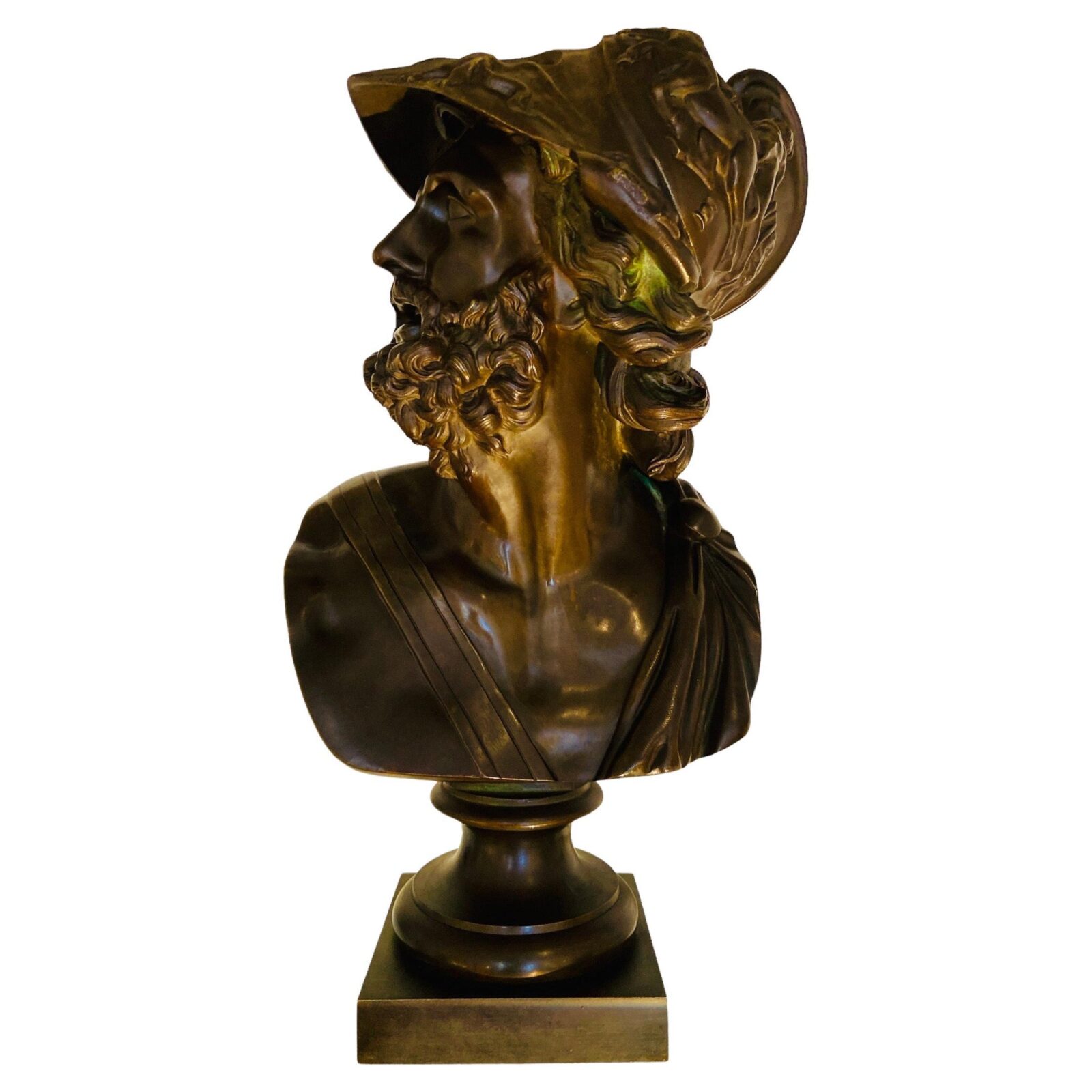 Ajax, bust in bronze