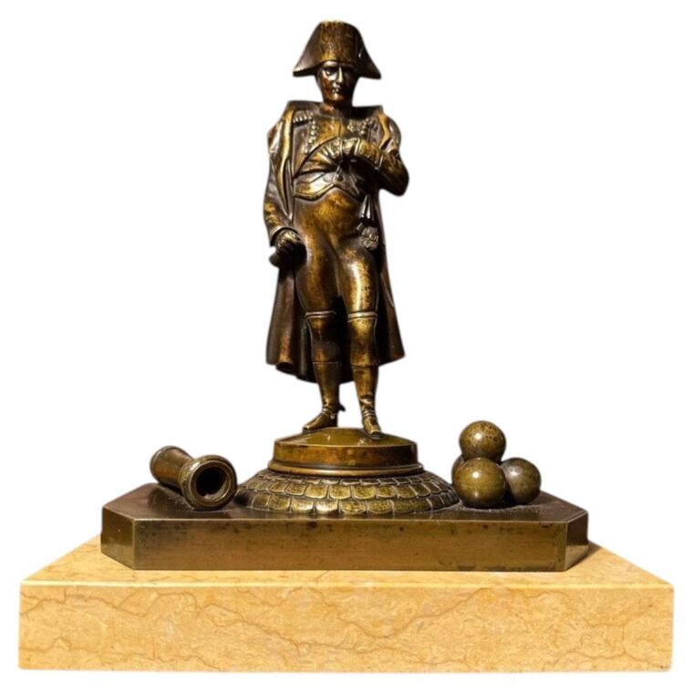 19th Century French Bronze Figure of Napoleon Bonaparte