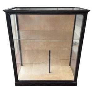 Japanese Taishō Period Ebonized Wood Display Vitrine, circa 1925